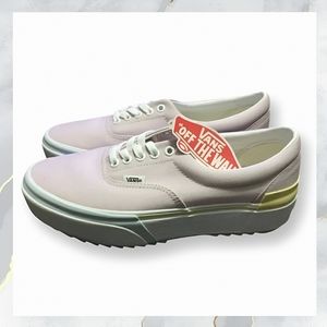 NWT! Vans Era Stacked PASTEL MULTI Shoes / Sneakers Women’s Size 10.5 (Men's 9)